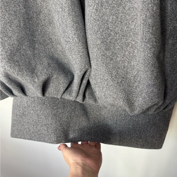 Vivian Shyu Oversized Grey Draped Bomber Kimono Coat – Size M - Picture 10 of 16